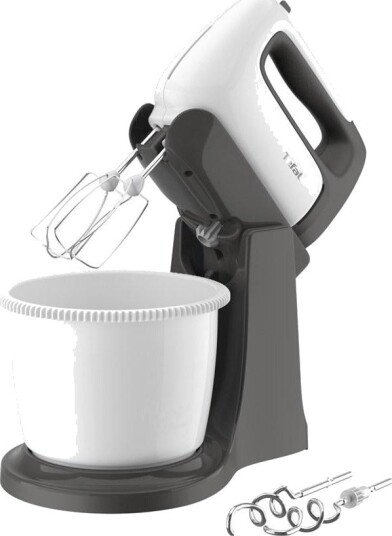 Tefal HT464138 Prepmix+ Kjøkkenmaskin 2,5L, 500W - Grå/Hvit