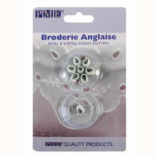 Pme Broderie Anglaise Single & 6 Petal Eyelet Cutters Pme Broderie Anglaise Single & 6 Petal Eyelet Cutters