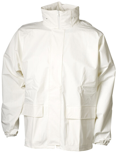 Elka Regnjakke PU 076300 hvit Str. 2XL