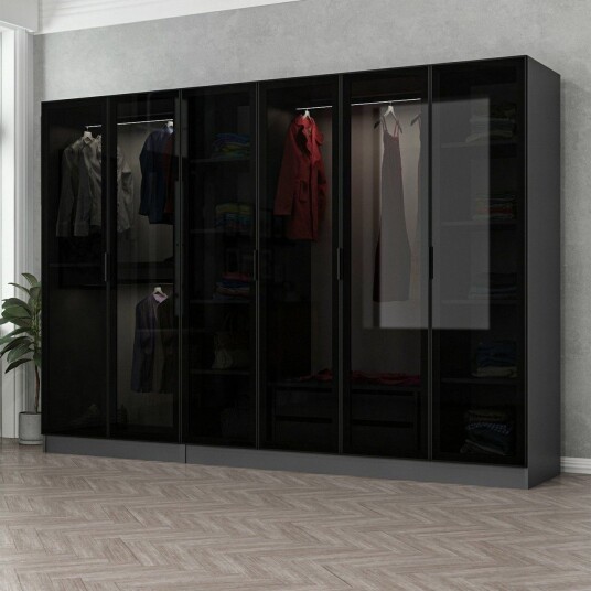 Fruitland Garderobe 270 cm - Antrasitt
