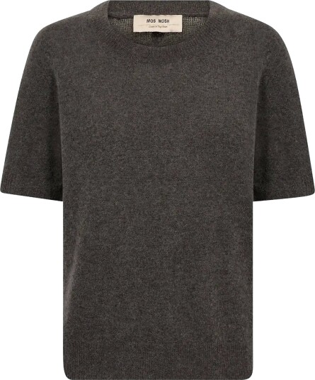 MOS MOSH Mmmape Ss O Neck Knit Grey XS MOS MOSH Mmmape Ss O Neck Knit Grey XS