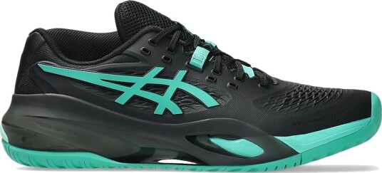 Asics Gel Resolution X Allcourt Tennis og padelsko herre Black/Aurora Green 45 Asics Gel Resolution X Allcourt Tennis og padelsko herre Black/Aurora Green 45