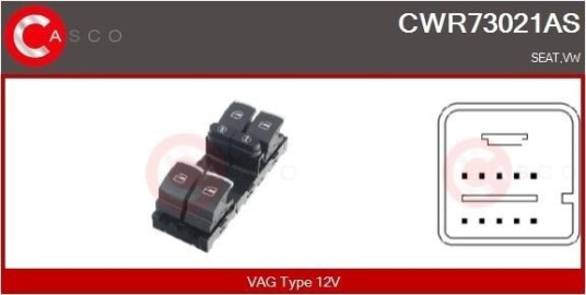 Bryter vindusheis CASCO CWR73021AS Bryter vindusheis CASCO CWR73021AS