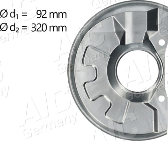 Skvettbord, bemseskive AIC 71355 Skvettbord, bemseskive AIC 71355