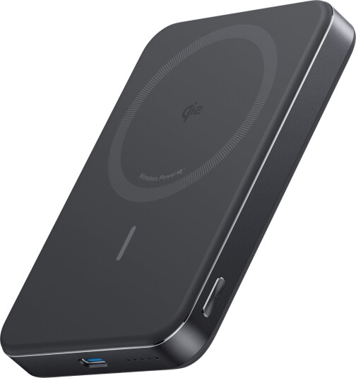 Anker MagGo Slim 10000 mAh Powerbank med USB-C 30W - Svart Anker MagGo Slim 10000 mAh Powerbank med USB-C 30W - Svart