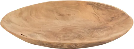Lama Tallerken i Resirkulert Teak 25cm Lama Tallerken i Resirkulert Teak 25cm
