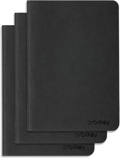 Orbitkey Notebook A5 Black 3-Pack
