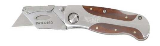 Bessey DBKWH-EU Sammenleggbar Universalkniv 160 mm med Trehåndtak Bessey DBKWH-EU Sammenleggbar Universalkniv 160 mm med Trehåndtak