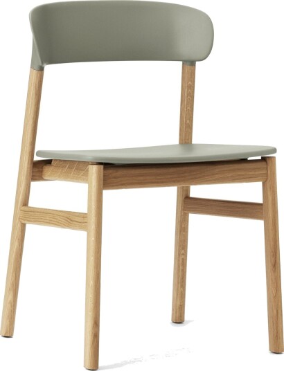 Normann Copenhagen Herit Spisestuestol Eik/støvet Grønn