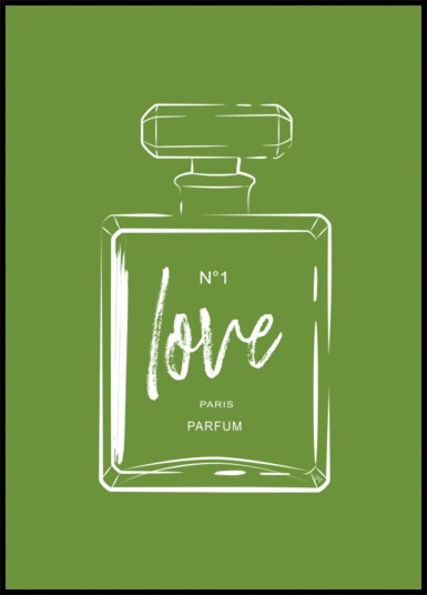 Love Paris Perfume Plakat / 50x70