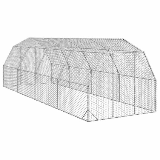 Kyllingløp 2.5X8X2.25 M Galvanisert Stål Kyllingløp 2.5X8X2.25 M Galvanisert Stål