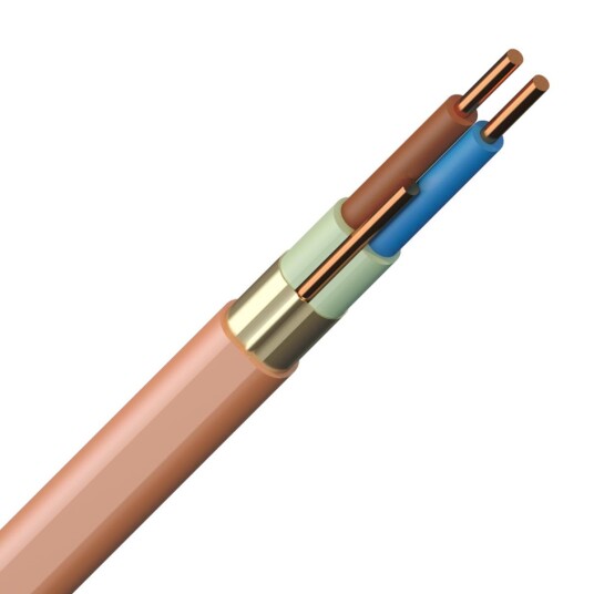 Draka PRSuper 500V 2x1,5/1,5mm² ER Brun TK100