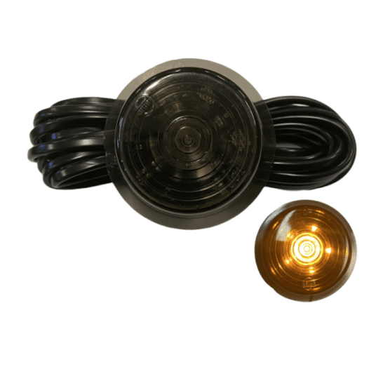 Gylle reserveglass med LED lys sota glass Flere farger Farge av lyset: Orange 5 LED