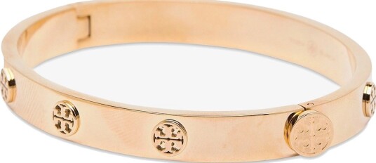 Tory Burch Miller Stud Hinge Bracelet   TORY GOLD   XS