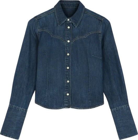 Wrangler Bell Western Shirt   MIDNIGHT WASH   M x 00