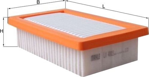 Luftfilter MAHLE ORIGINAL LX 4803