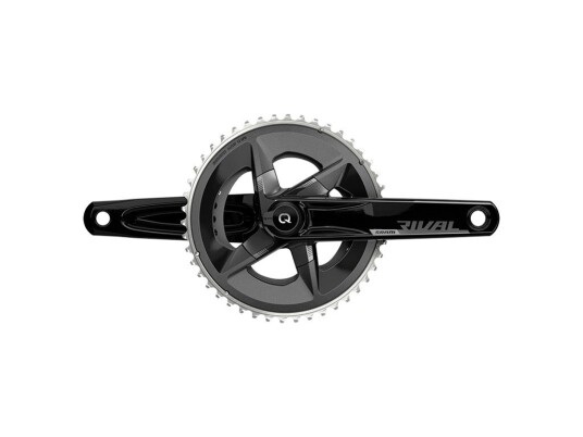 SRAM Rival AXS Kranksett 172,5 mm. 46/33T M. Quarq Wattmåler SRAM Rival AXS Kranksett 172,5 mm. 46/33T M. Quarq Wattmåler