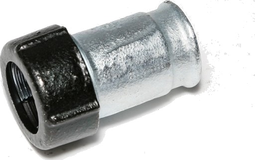 Rørkobling LL kobling muf.11/2" Galvanisert
