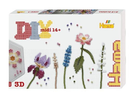 Hama Midi Gaveeske 6000 Perler Kunst: Bukett Hama Midi Gaveeske 6000 Perler Kunst: Bukett