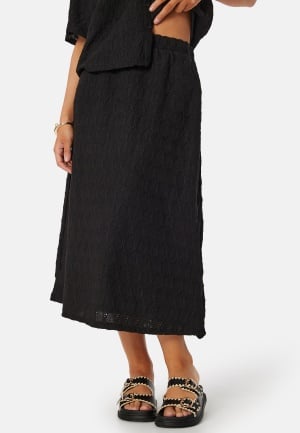 Object Collectors Item Objfeodora midi skirt Black XL