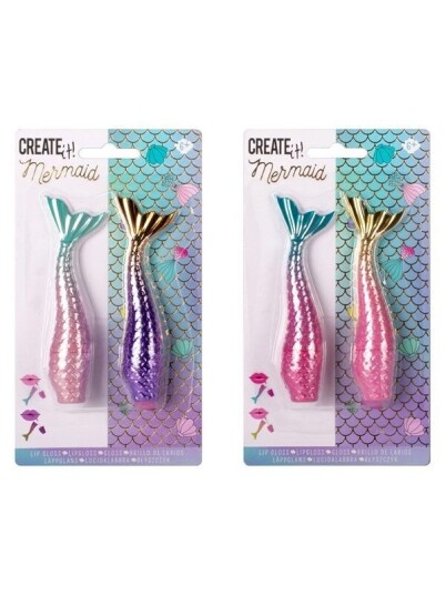 Canenco Create It! Mermaid Lip Gloss/Beauty Bath Bomb Rainbow Assorted Canenco Create It! Mermaid Lip Gloss/Beauty Bath Bomb Rainbow Assorted