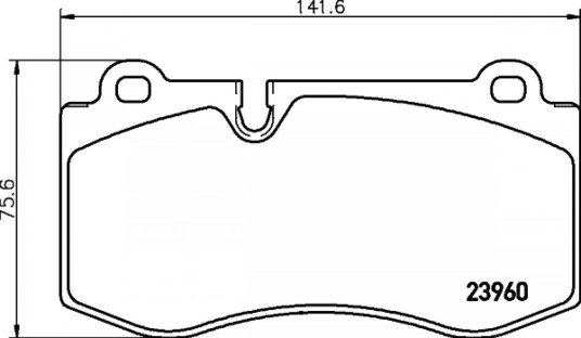 Bremseklosser HELLA 8DB 355 011-401