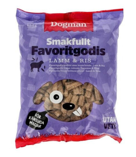 Dogman Favoritgodis Lam & Ris 800G