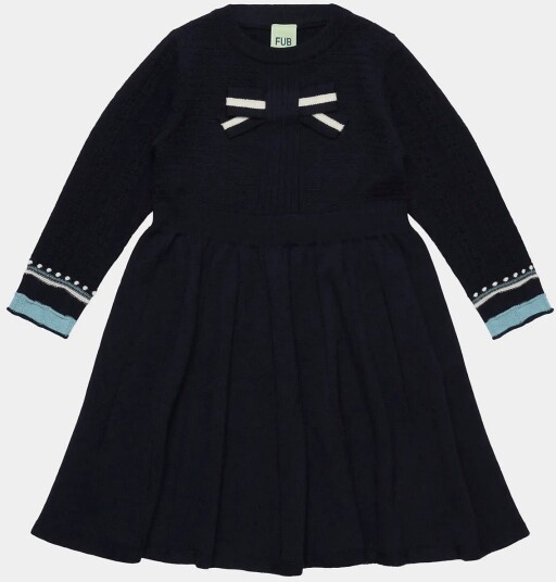 FUB Bow Dress   Navy   120