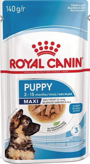 Royal Canin Size Våtfôr Puppy Maxi I Saus 20 X 140 G Royal Canin Size Våtfôr Puppy Maxi I Saus 20 X 140 G