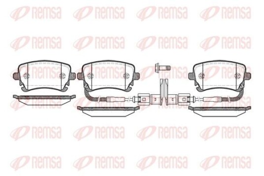 Bremseklosser REMSA 0897.02