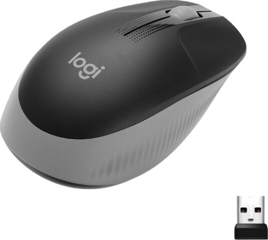 Logitech M190 Trådløs Optisk Mus 1000 DPI - Mid Grey