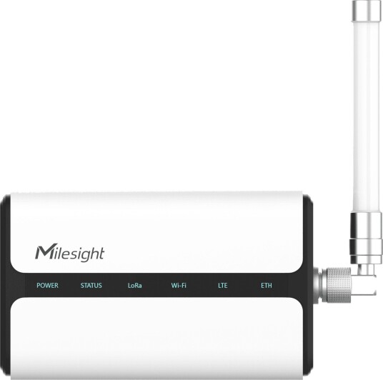 Milesight UG65 LoRaWAN Gateway 868MHz WiFi Ethernet PoE Ekstern Antenne Helium-støtte
