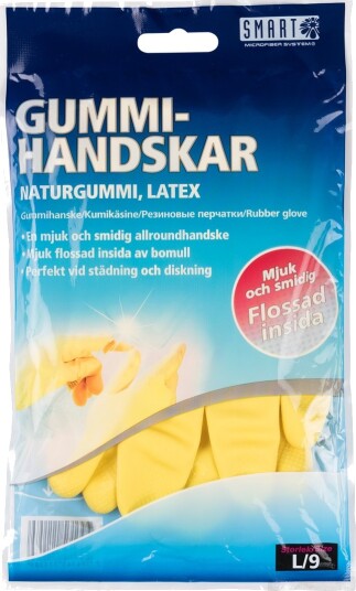 Smart Microfiber Gummihansker 9/L