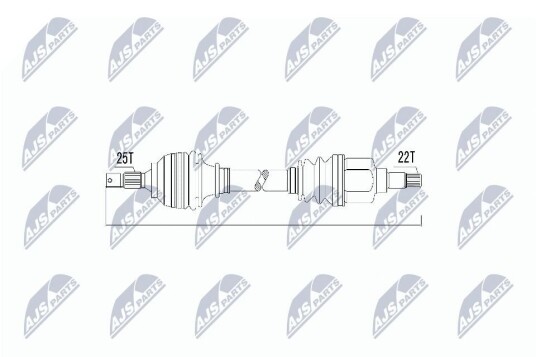 Nty Drivaksel NTY NPW CT 010