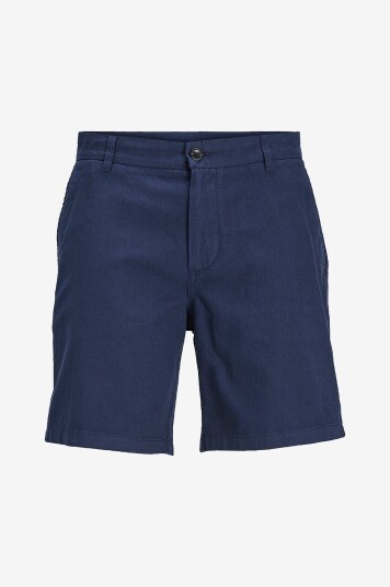 Jack & Jones - Shorts jpStace Jjsummer Linen Blend Short - Blå Jack & Jones - Shorts jpStace Jjsummer Linen Blend Short - Blå