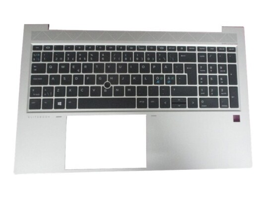 Hp - Erstatningstastatur For Bærbar Pc - Bakbelysning - Qwerty - Dansk/Norsk/Finsk - Med Toppdeksel - For Elitebook 855 G7