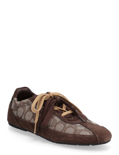 Coach Coach Soft Sneaker With Signature Jacquard Brown 37.5 Coach Coach Soft Sneaker With Signature Jacquard Brown 37.5