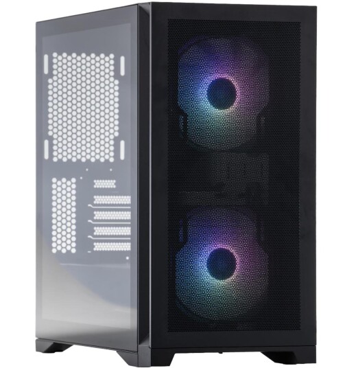 Mission Sg Core Matx Tower Sort Matx/Mini Itx 2 Vifter Herdet Glass 1054446 Mission Sg Core Matx Tower Sort Matx/Mini Itx 2 Vifter Herdet Glass 1054446