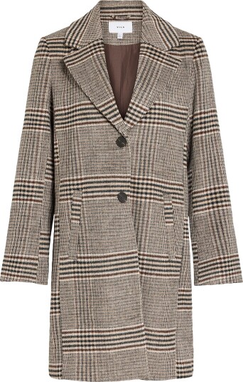 Vila Kåpe Vileova L/s Button Brun