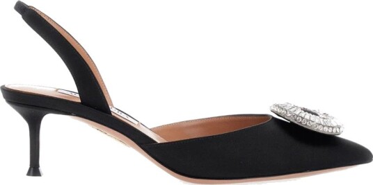 Aquazzura Dame Sko Svart 40 EU,