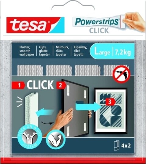Tesa Tesa Powerstrips Click 4 X 2 L 10 Stk.