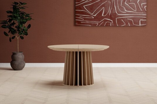 Dope rundt spisebord 120 cm - Natur Dope rundt spisebord 120 cm - Natur
