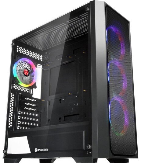 Raijintek Ponos MS4 Midi Tower ATX Svart