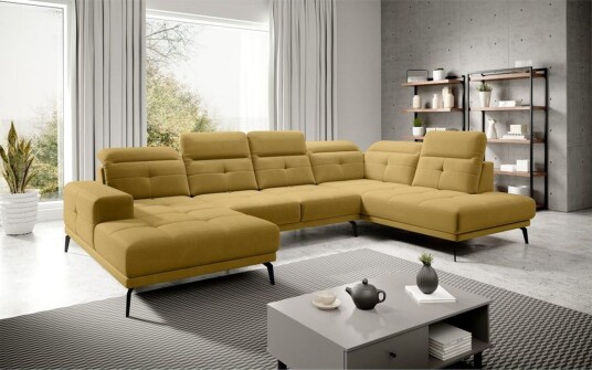 Seksjon Eltap Bretan 350x205x107 cm Savoi 45 Gul Høyre