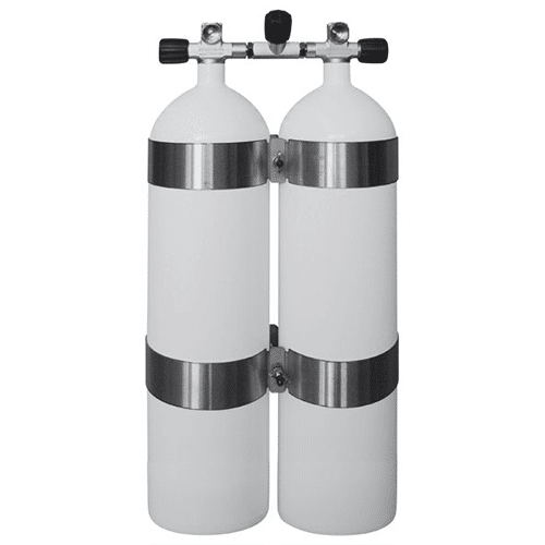 2 x 7 liter 300bar dobbelsett