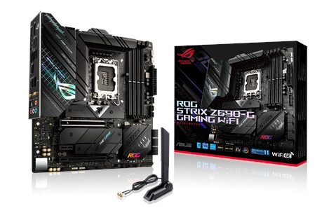 ASUS ROG STRIX Z690-G GAMING WIFI Hovedkort - Intel Z690 - Intel LGA1700 socket - DDR5 RAM - Micro-ATX ASUS ROG STRIX Z690-G GAMING WIFI Hovedkort - Intel Z690 - Intel LGA1700 socket - DDR5 RAM - Micro-ATX