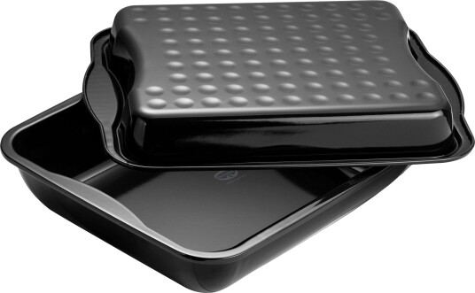 Dr. Oetker XXL ovnsform med lokk 40 cm svart Dr. Oetker XXL ovnsform med lokk 40 cm svart