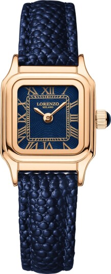Lorenzo Vanessa Cuoio Oro Rosa Blu