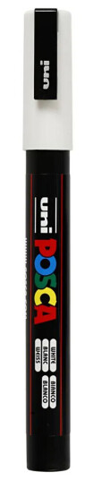 Posca Posca Marker PC-3M Fine White Posca Posca Marker PC-3M Fine White
