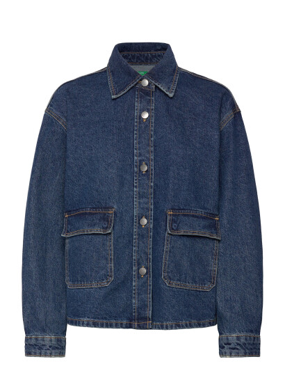 United Colors of Benetton Jacket - Blue - XS United Colors of Benetton Jacket - Blue - XS